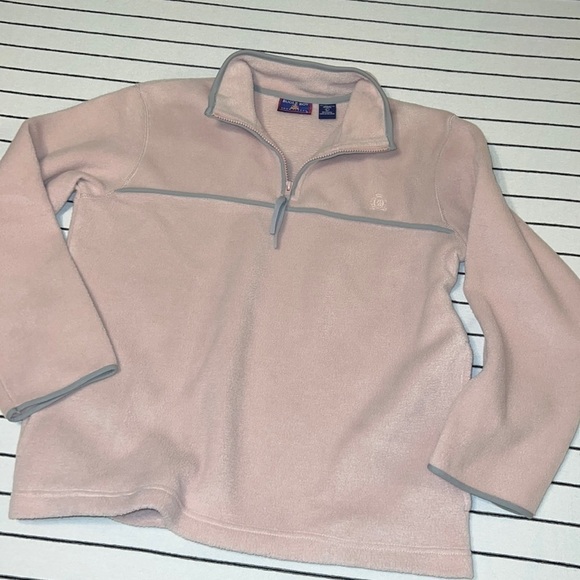 𝅺BUGLE Boy Snow Fleece 1/4 Zip Pullover. Size Large. - Picture 1 of 10
